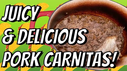 Pork Carnitas Tacos | WARNING: SERIOUS FLAVOR EXPLOSION AHEAD! | Make This For Cinco de Mayo!!!