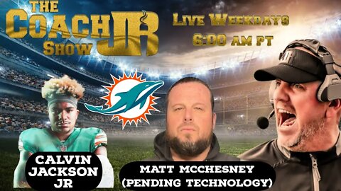 MIAMI DOLPHINS WR JOINS ME | THE COACH JB SHOW