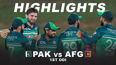 Pakistan vs Afghanistan 1st odi 2023 Full Highlights