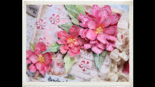 Handmade Heartfelt Creations Peonies card