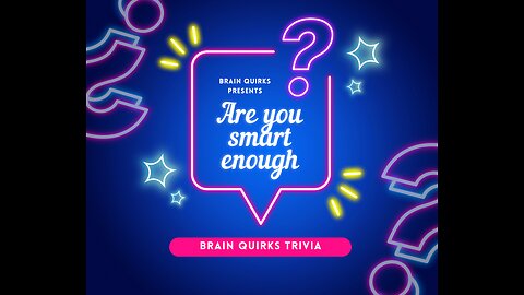 Quirky Quiz Show Trivia