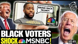 MSNBC in PANIC Tries To CUT FEED When Black Barbers BASH Biden LIVE OnAir We BROKE with Biden