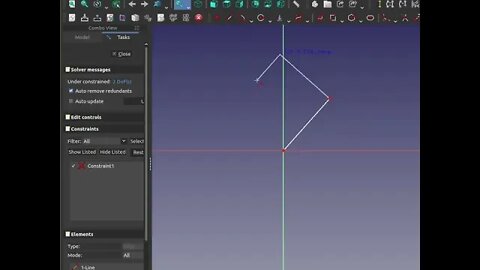 Make Sketching in FreeCAD Easier With One Key! #shorts |JOKO ENGINEERING|