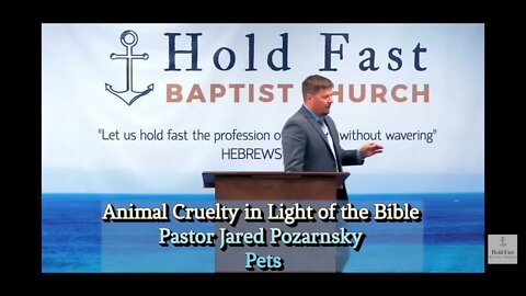 Animal Cruelty in Light of the Bible | Pastor Jared Pozarnsky