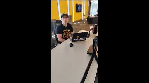 Racist Woke ASU Student Harass Students Studying