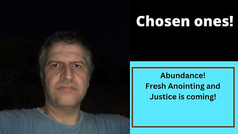 ABUNDANCE! FRESH ANOINTING AND JUSTICE IS COMING!! #blessed #chosen #propheticword