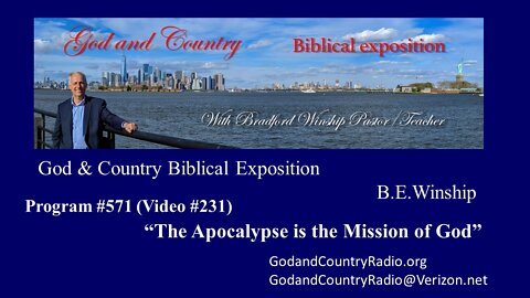 #231 - The Apocalypse is the Mission of God