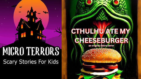 “CTHULHU AT MY CHEESEBURGER!” by Scott Donnelly #MicroTerrors