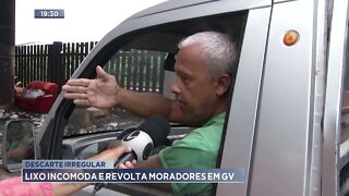 Descarte irregular: Lixo incomoda e revolta moradores em GV