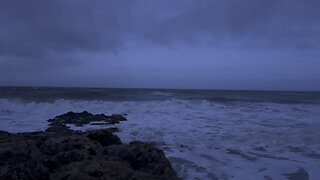 Waves & Wind Post Storm (Widescreen) 4K