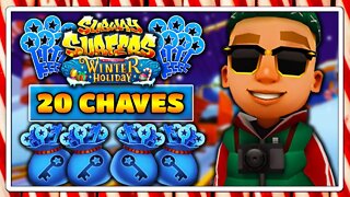 Subway Surfers Winter Holiday 2019 | Ganhando 20 Chaves