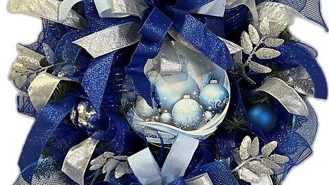 Blue and silver Christmas