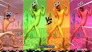 Alien dance VS Funny alien VS Dame tu cosita VS Funny alien dance VS Green alien dance VS Dance frog