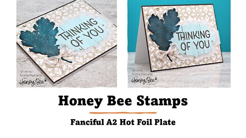 Honey Bee Stamps | Fanciful A2 Hot Foil Plate