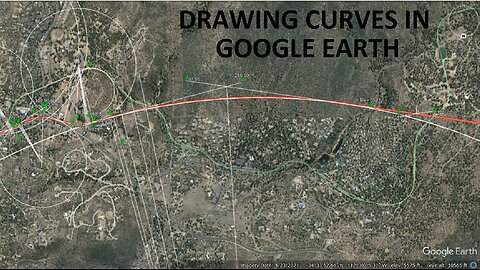 Drawing Curves And Calculating Grades In Google Earth - Prescott & Phoenix RR (Santa Fe)