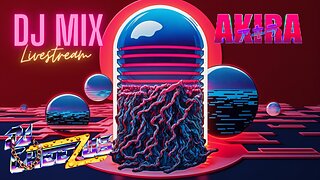 Synthwave DJ MIX Livestream #3 with Visuals - DJ Cheezus Presents