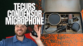 TECURS USB Microphone, Condenser Microphone Kit