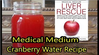 Medical Medium Cranberry Water Juice Drink Recipe