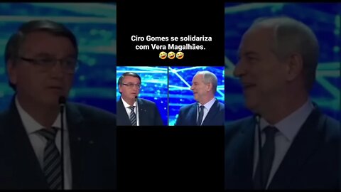 Ciro Gomes se solidariza com Vera Magalhães. 🤣🤣🤣 #shorts