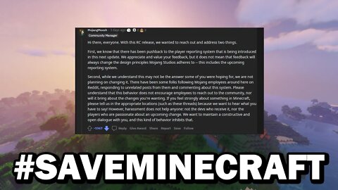 Mojang has Failed the Minecraft Community #SaveMinecraft