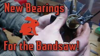 Junkyard Bandsaw gets new bearings!
