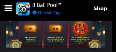 8 ball pool new event