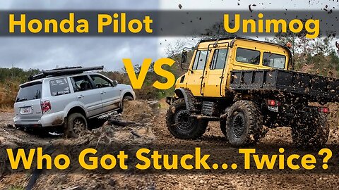 Honda Pilot VS Unimog: Offroad Obstacle Course