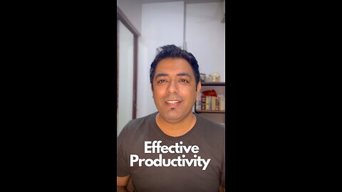 Effective Productivity