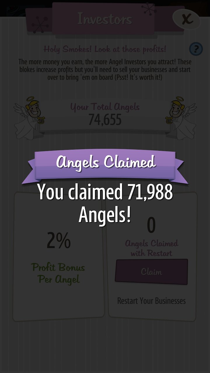 Adventure Capitalist - Earth Adventure - From 2,667 to 74,655 Angel ...