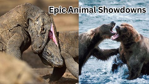 Epic Animal Showdowns: Moose vs. Bear, Komodo Dragon vs. Goat!