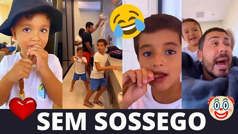 😍😍ARTUR e BIEL Com Carlinhos Maia e Lucas Guimarães e Seu Apartamento BAGUNÇANDO TUDO 😍😍