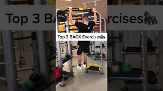 TOP 3 BACK EXERCISES 💥💪 #Shorts