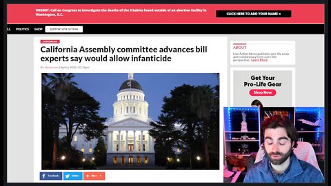 Baby-Killers! A New California Law Will DECRIMINALIZE INFANTICIDE (AB 2223)