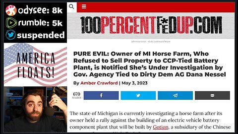 AG Dana Nessel Is Targeting A MI Horse Farmer For 'NOT SELLING HER FARM'