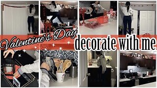 *VALENTINE’S DAY* DECORATE WITH ME❣️2022 | AFFORDABLE APARTMENT DECOR IDEAS FOR FEBRUARY❣️| ez tingz