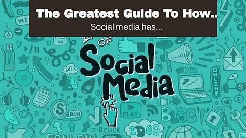The Greatest Guide To How to Use Social Media as a Tool for Making Money