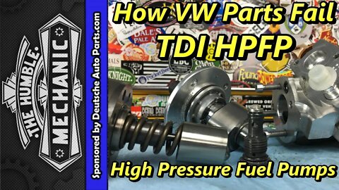 How VW Parts Fail ~ TDI High Pressure Fuel Pumps