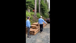 Building a wood deck for our friends at University of British Columbia Loon Lake Retreat