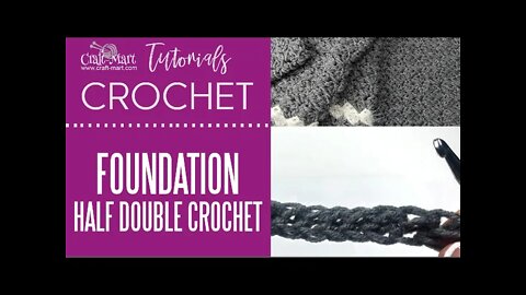 Foundation Half Double Crochet