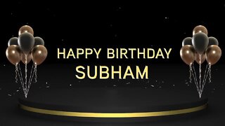 Wish you a very Happy Birthday Subham