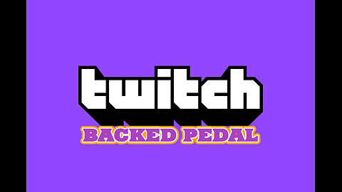 TWITCH BACKED PEDALS