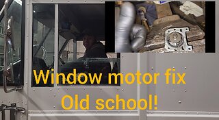 Old School Window Motor Fix