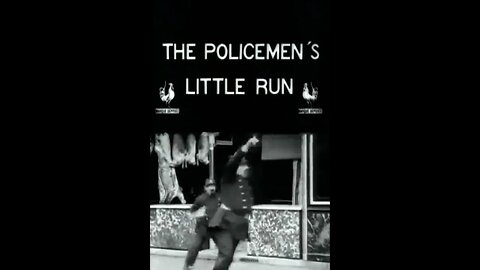 The Policemen's Little Run - Ferdinand Zecca - Black and White - Silent Film - 1907