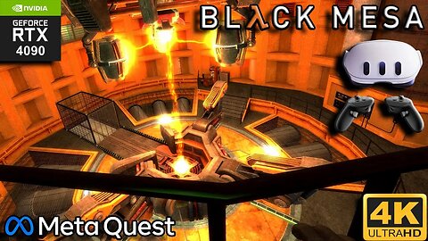 Black Mesa VR Mod 4K Gameplay | Meta Quest 3 | RTX 4090 i9 13900K