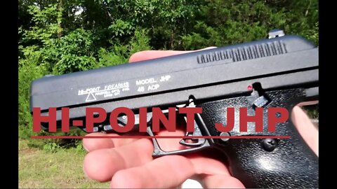 Hi-Point JHP pistol .45 - WHO_TEE_WHO