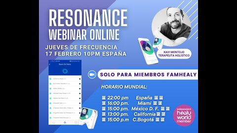 RESONANCE webinar online