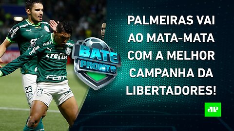 Palmeiras GOLEIA e AVANÇA com a MELHOR CAMPANHA da 1ª FASE da Libertadores | BATE PRONTO
