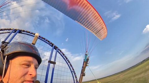 How I take off and FOOT drag to a Landing using my SkyTap Paramotor