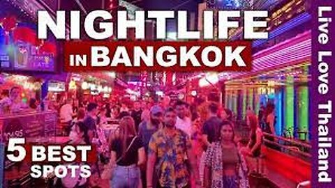 [4k] Thailand Bangkok Thermae Cafe Night Scenes So Many Pretty Ladies! #144