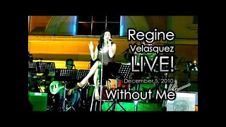 WITHOUT ME - Regine Velasquez LIVE at Eastwood (December 5, 2010)